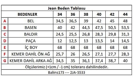 Kadın Paçası Rivetli Kot Pantolon Siyah - 3