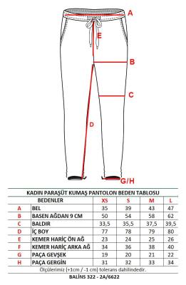 Kadın Paraşüt Pantolon - Thumbnail