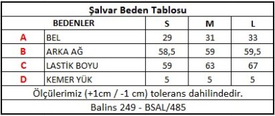 Kadın Şalvar Beyaz - Thumbnail