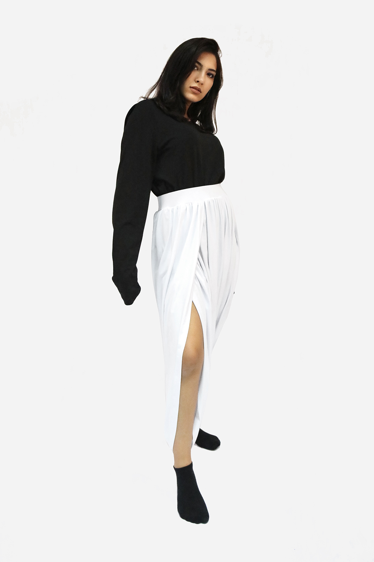 Balins - Kadın Şalvar Beyaz