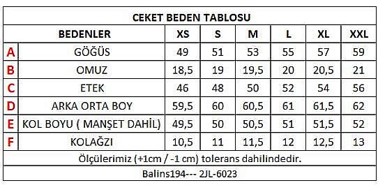 Kadın Şardonlu Kot Ceket  - 3