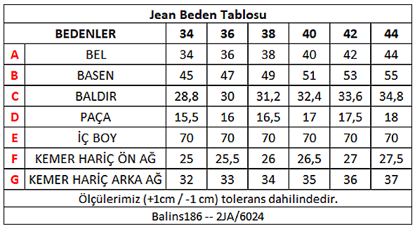 Kadın Şardonlu Kot Pantolon Açık Mavi - 3