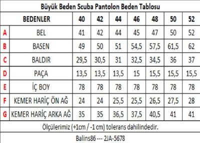 Kadın Scuba Pantolon Siyah - Thumbnail