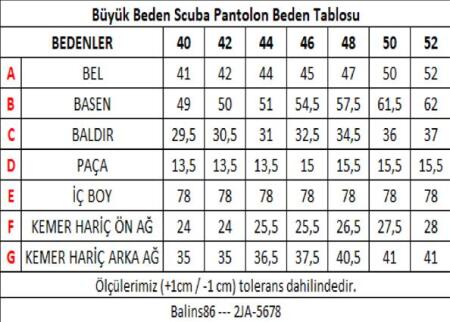 Kadın Scuba Pantolon Siyah - 3