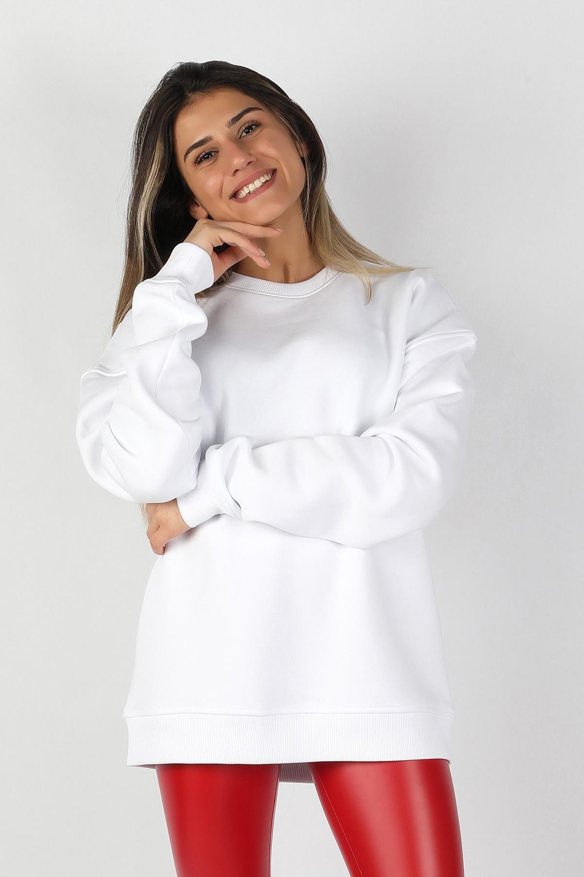 Balins - Kadın Sıfır Yaka Sweatshirt