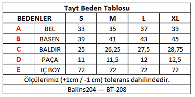 Kadın Süprem Penye Tayt - 3