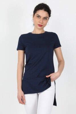 Kadın Süprem Tunik Lacivert - Thumbnail