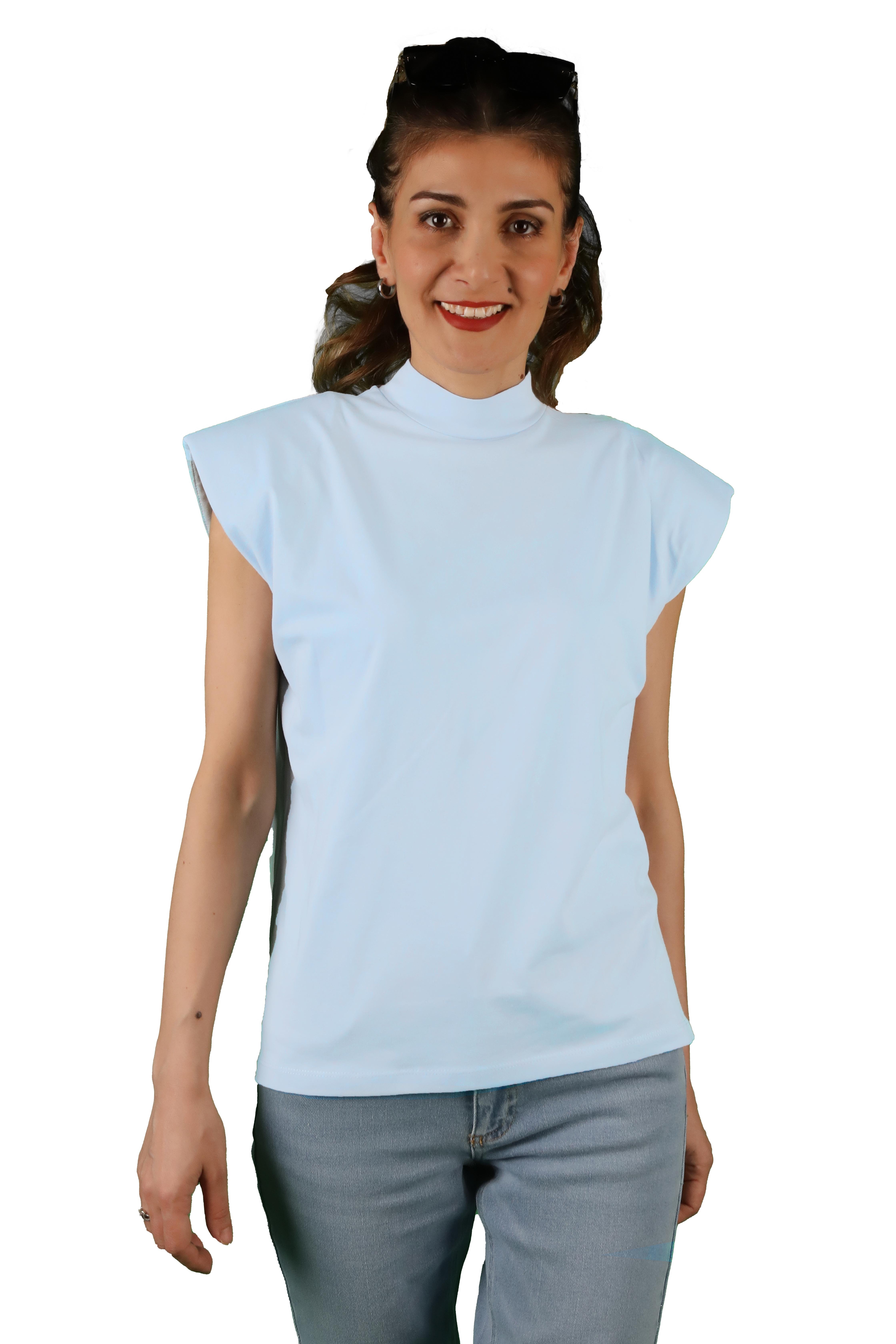 Balins - Kadın Süprem Vatkalı Yarasa Kol Tişört