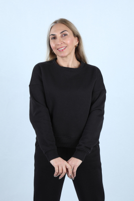 Kadın Şardonlu Sweatshirt - Thumbnail