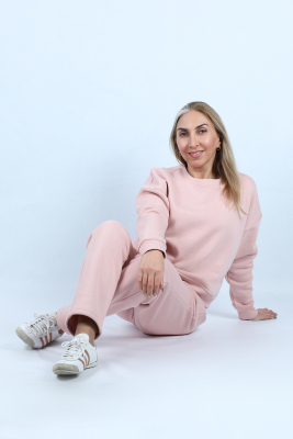 Kadın Şardonlu Sweatshirt - Thumbnail