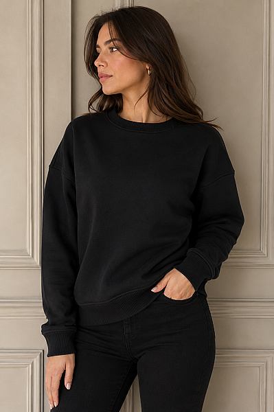 Kadın Şardonlu Sweatshirt - 4