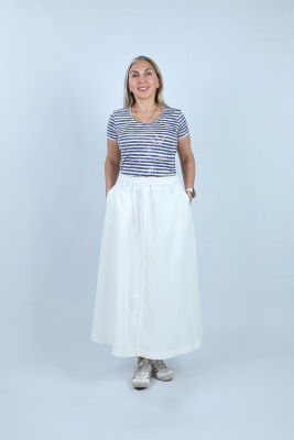 Kadın Uzun Kloş Etek - Thumbnail