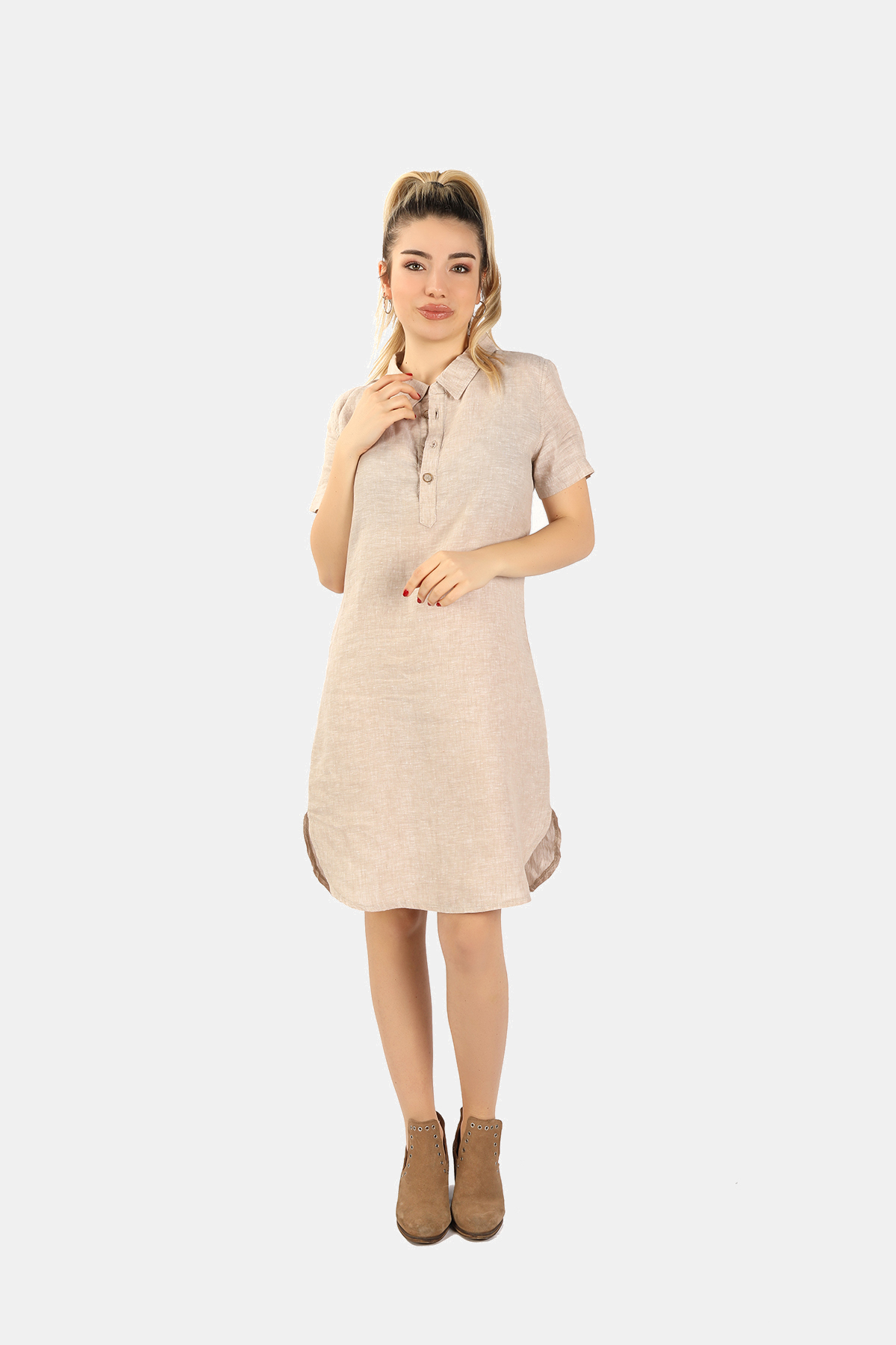 Balins - Keten Elbise BEJ