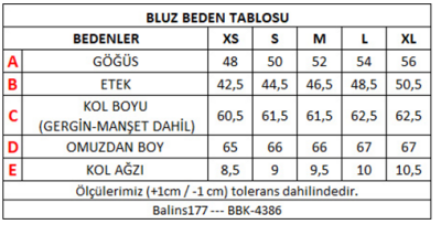 Kol Büzgülü Kadife Bluz Kırmızı - Thumbnail