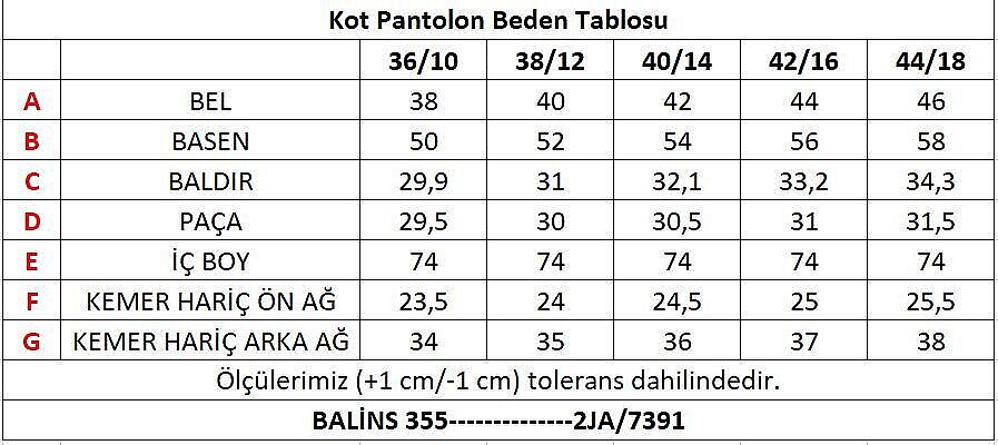 Orta Mavi Geniş Paça Jeans  - 3