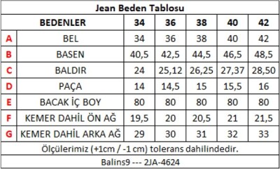 Normal 5 Cepli Kadın Jean Koyu Mavi - Thumbnail
