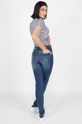 Normal 5 Cepli Kadın Jean Orta Mavi - Thumbnail