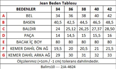 Normal 5 Cepli Kadın Jean Siyah - Thumbnail