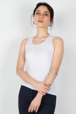 Süprem Kadın Atlet Beyaz - Thumbnail