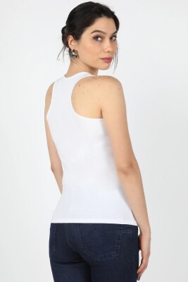  Süprem Kadın Atlet Beyaz - Thumbnail