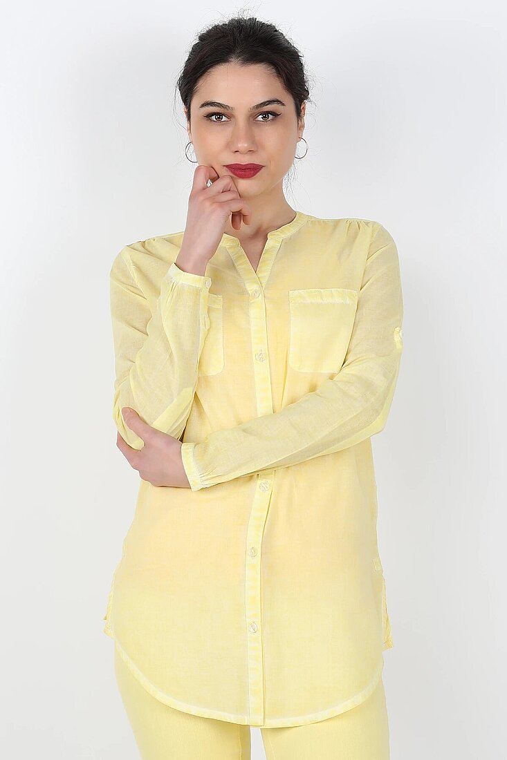 Vual Esmira Gömlek Sarı - 1